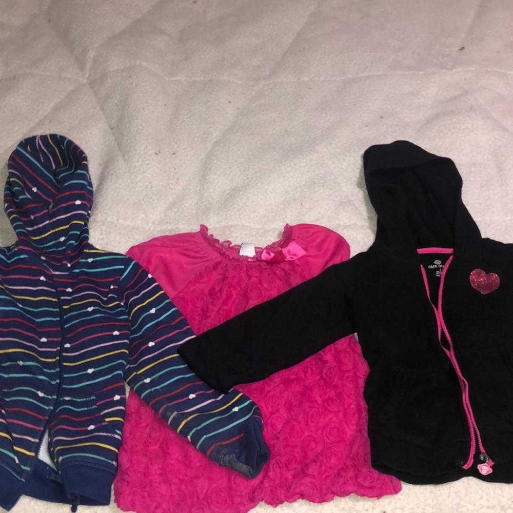 Little girls jacket tunic bundle